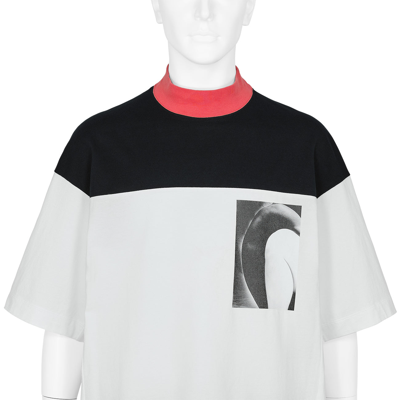 Eikoh Hosoe PRINT HI NECK T-SHIRT WHITE