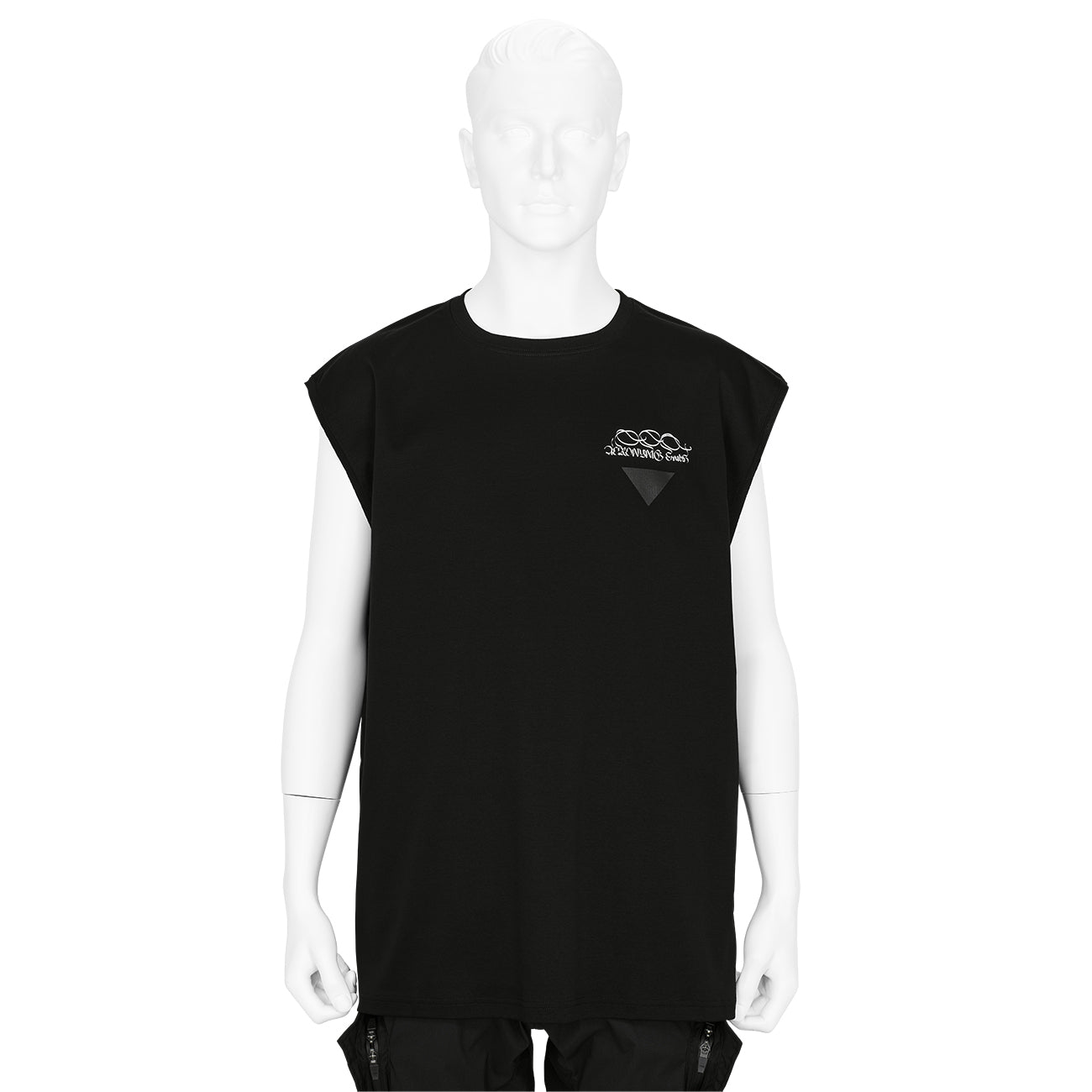 S25-PR-A SLEEVELESS T-SHIRT [TRIANGLE] BLACK - ACRONYM