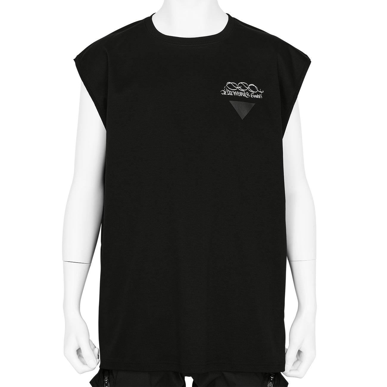 S25-PR-A SLEEVELESS T-SHIRT [TRIANGLE] BLACK - ACRONYM