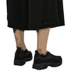 TRIACETATE TAB BELT HALF PANTS BLACK