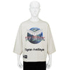 CROPPED TEE [ STOP DREAMING ] BEIGE