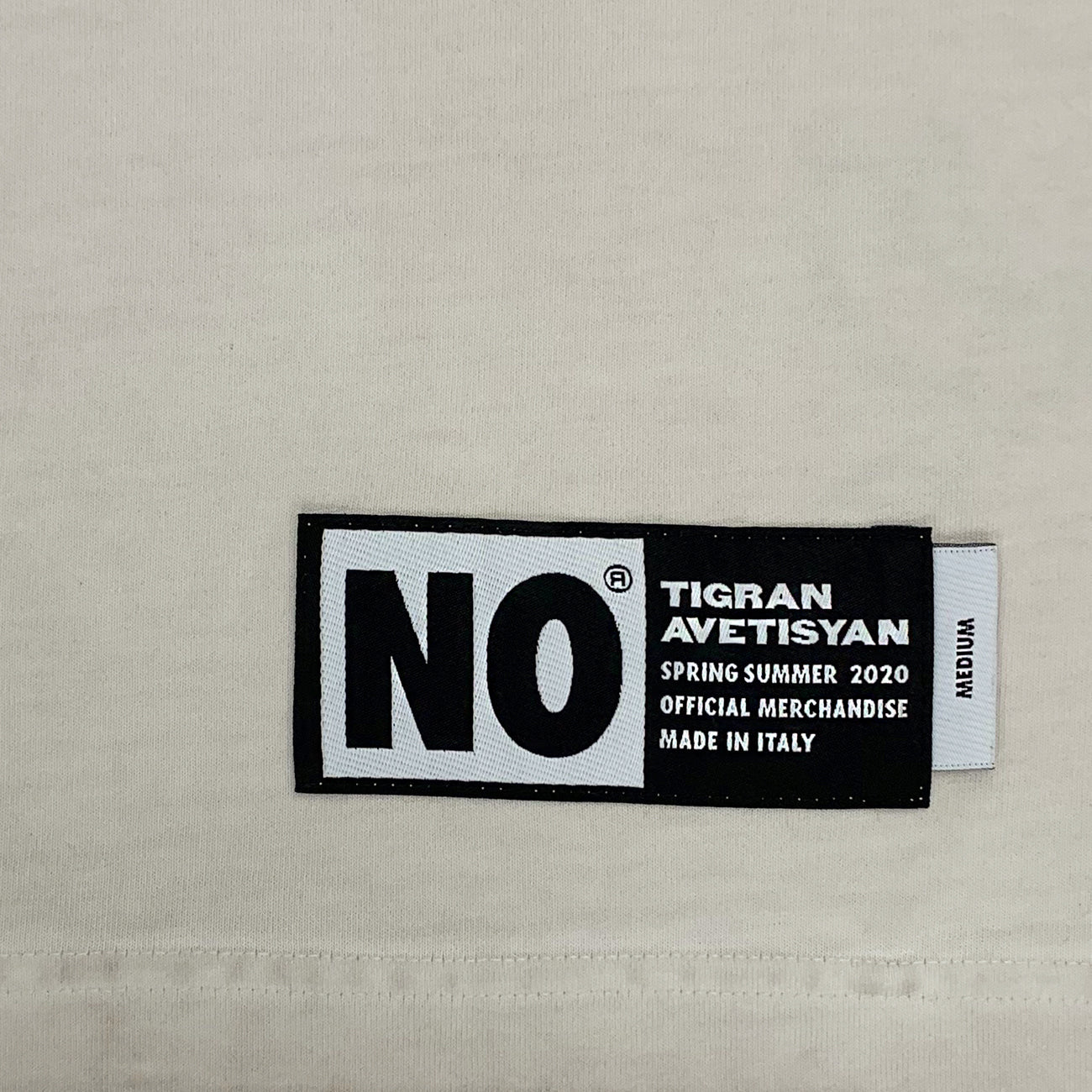 CROPPED TEE [ STOP DREAMING ] BEIGE