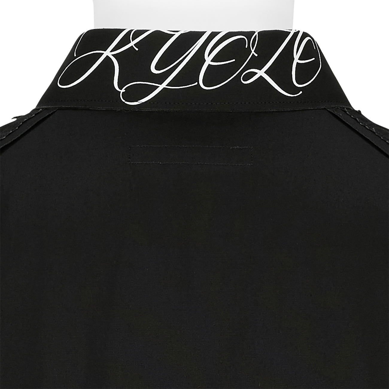 SOFU TESHIGAHARA PRINT CUT OFF BIG SHIRT [KYOZO] BLACK