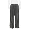 YUICHI INOUE CUT OF SWEAT PANTS BLACK