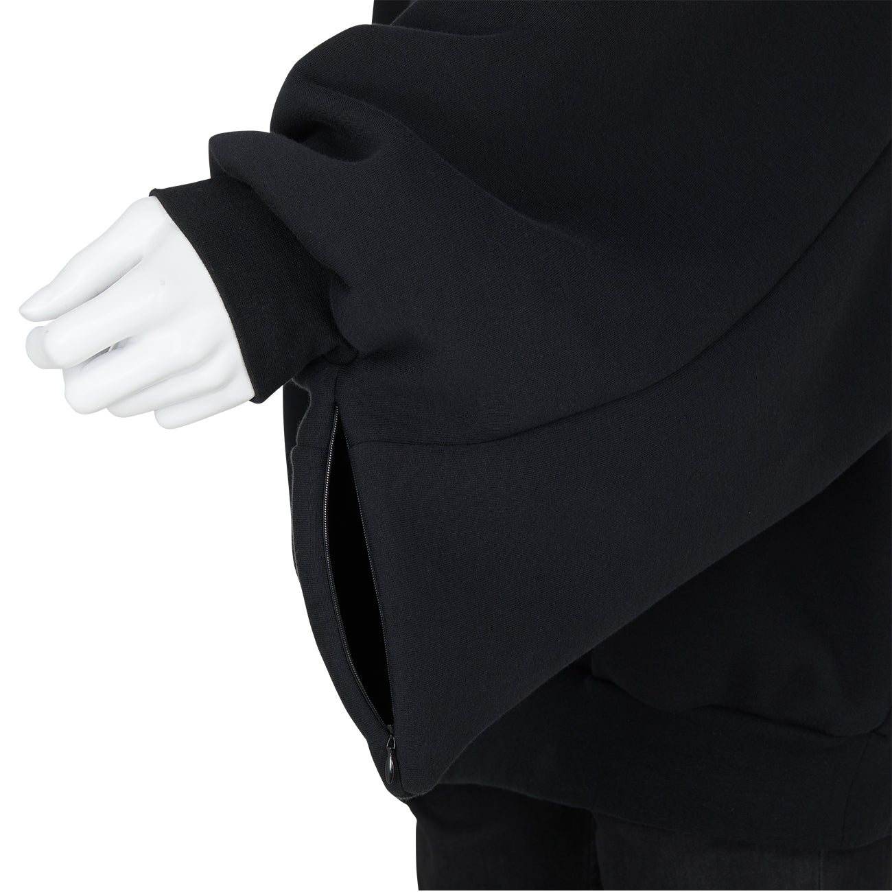 KIMONO SLEEVE PULLOVER BLACK