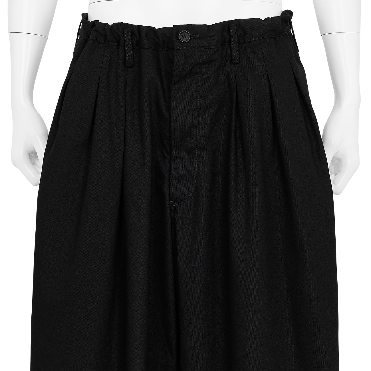 12 TUCK PANTS BLACK