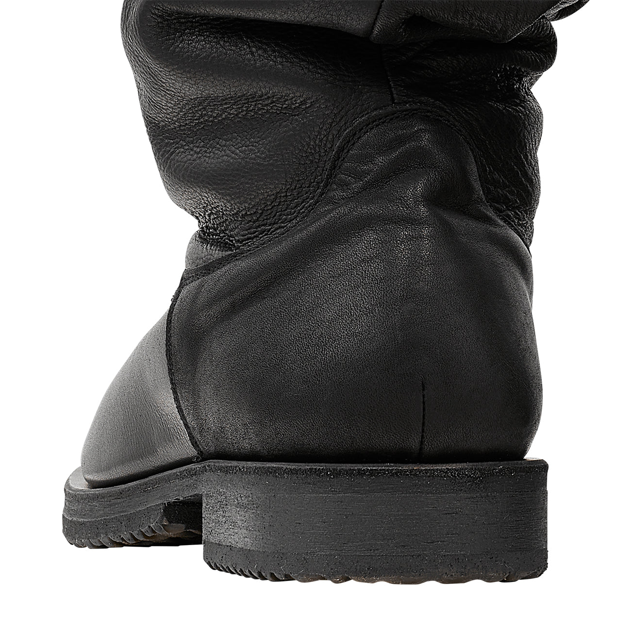 LEATHER BOOTS BLACK