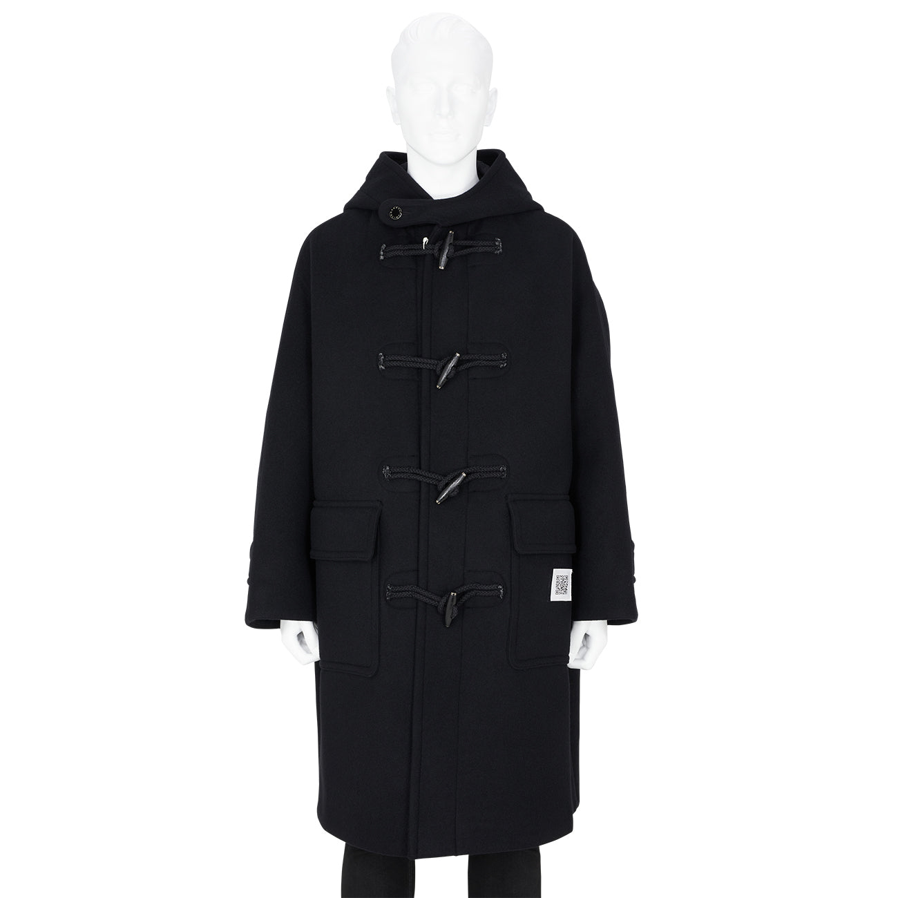 21AW VINTAGE MODERN DUFFLE COAT BLACK