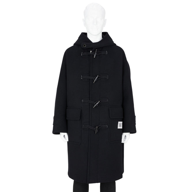 21AW VINTAGE MODERN DUFFLE COAT BLACK