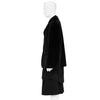 FAKE FUR JACKET CAPE BLACK