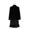 FAKE FUR JACKET CAPE BLACK