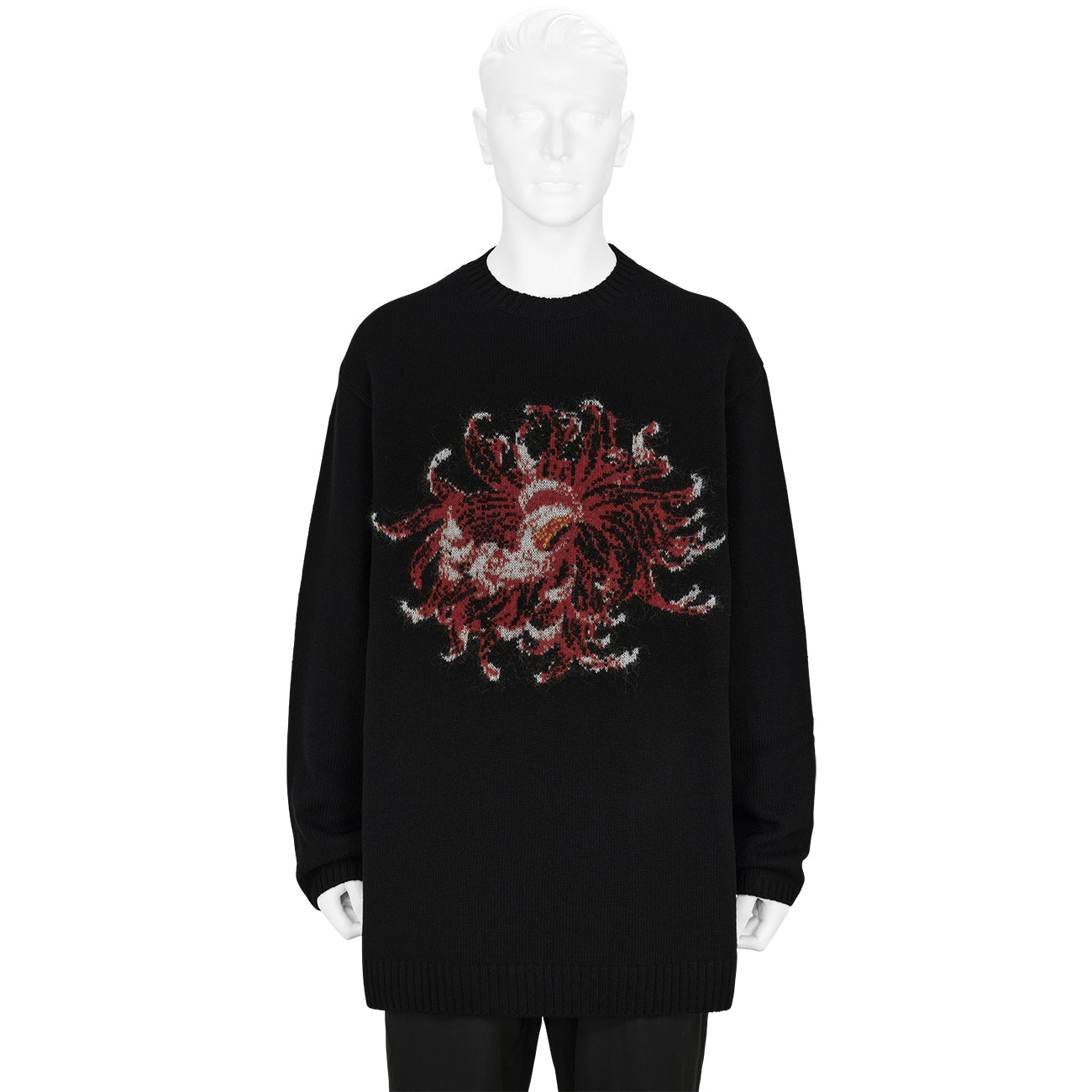 CREW NECK KNIT BLACK