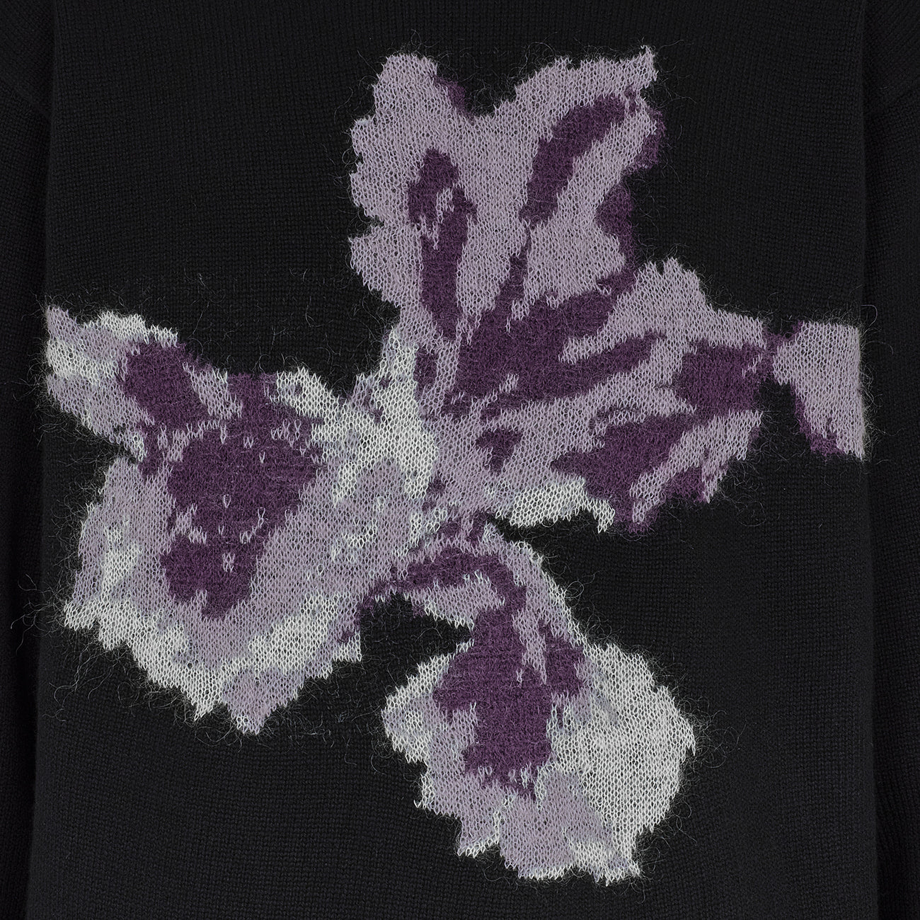 TURTLE NECK KNIT BLACK