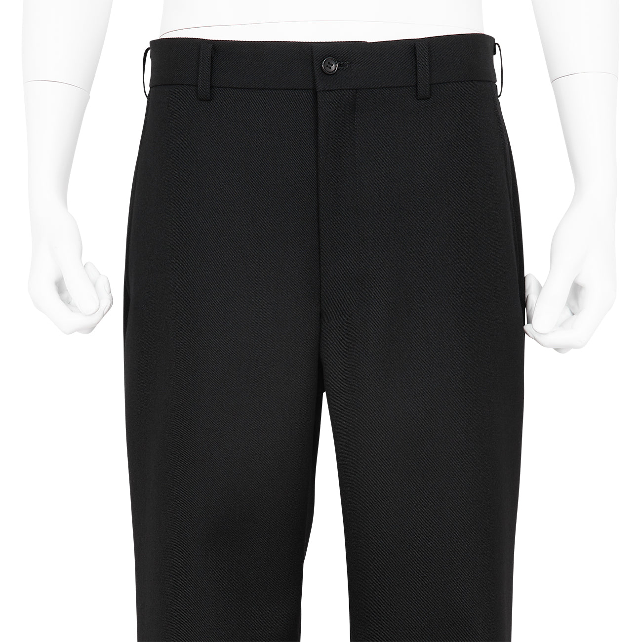 WOOL GABARDINE PANTS BLACK