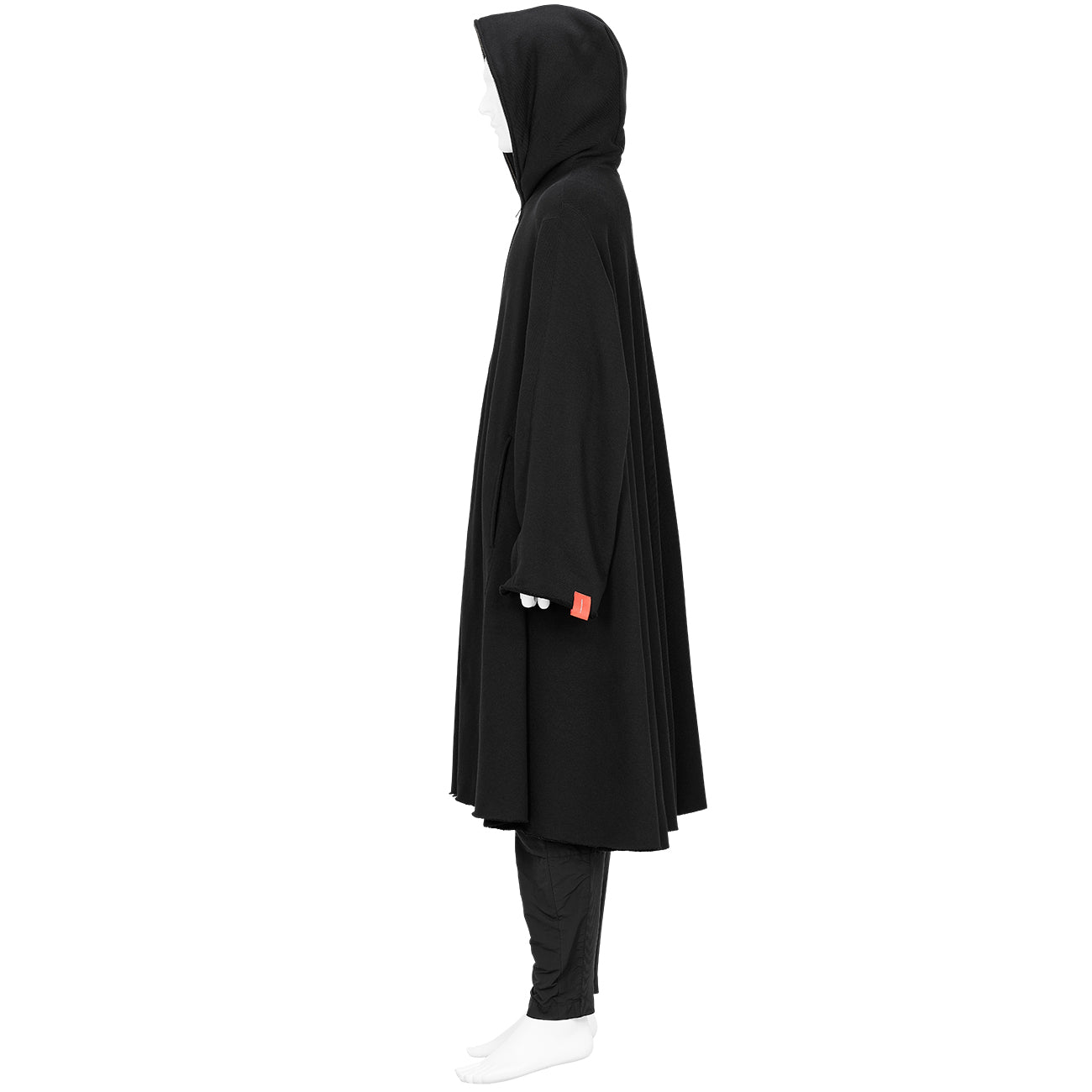 RED LABEL FULL ZIP HOODIE BLACK