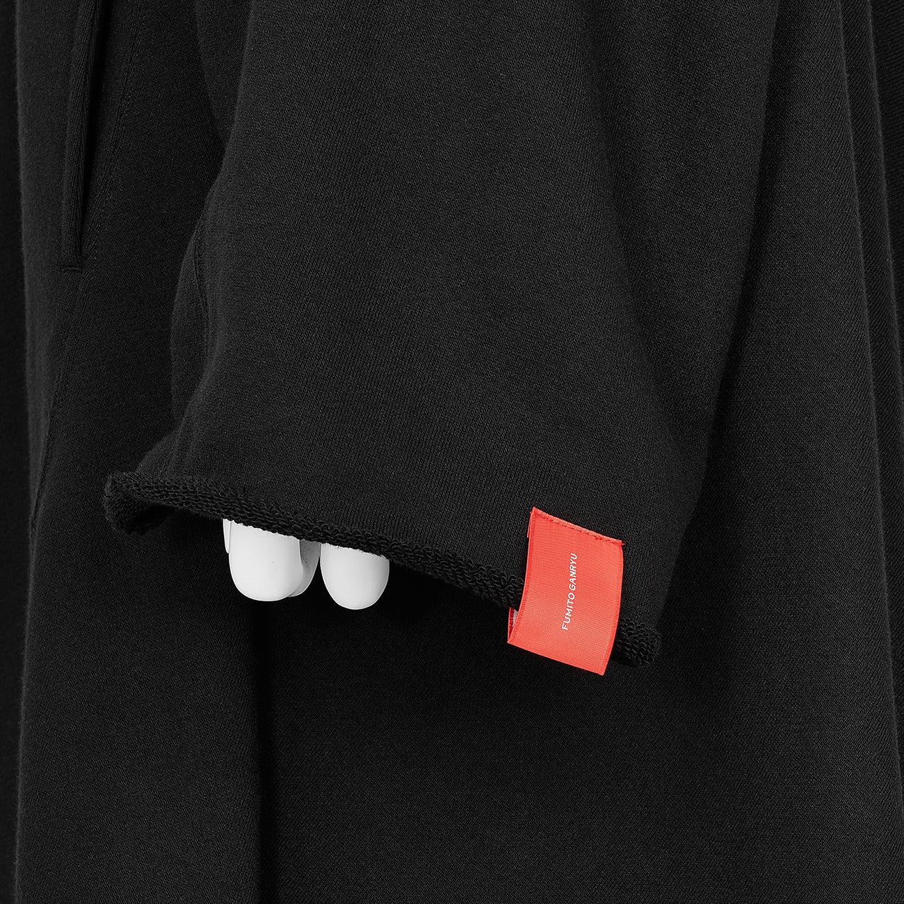 RED LABEL FULL ZIP HOODIE BLACK