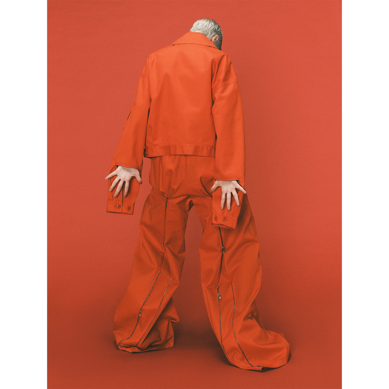 DICKIES REVERSE BAGGY CHINO PANTS BEIGE