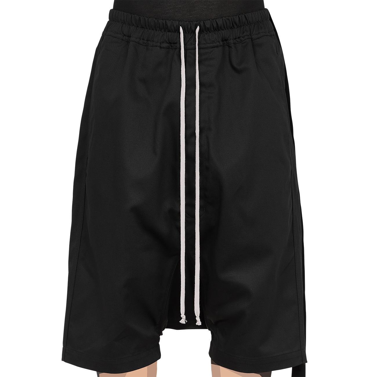 DRAWSTRINGS PODS SHORTS BLACK - RICK OWENS DRKSHDW(リック