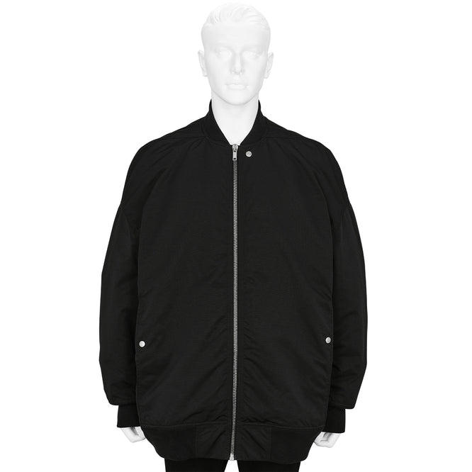 JUMBO FLIGHT JACKET WITH PADDING BLACK