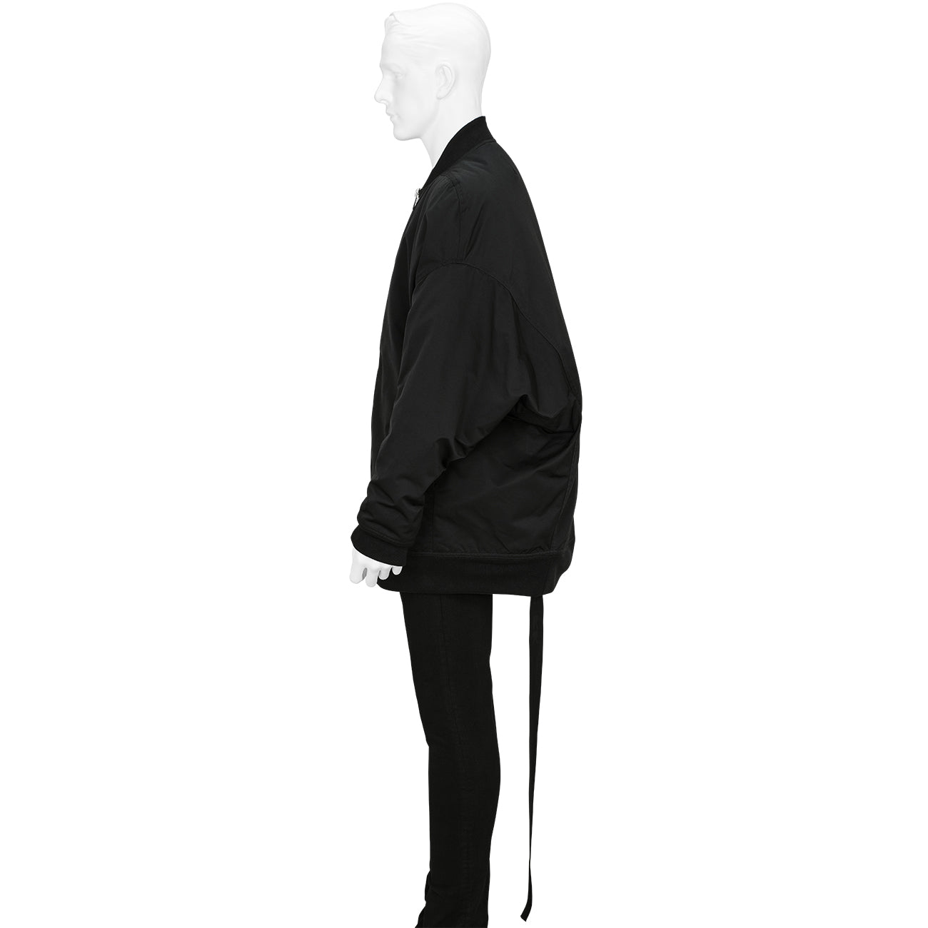 JUMBO FLIGHT JACKET WITH PADDING BLACK - RICK OWENS DRKSHDW