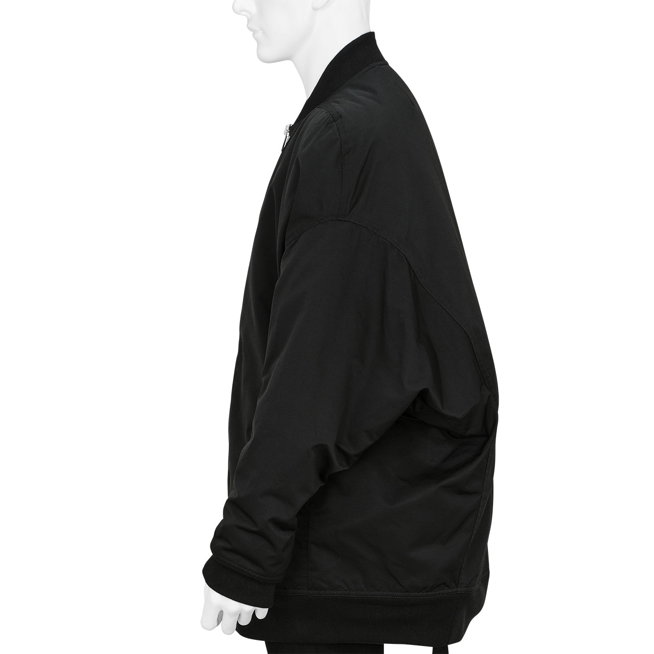 JUMBO FLIGHT JACKET WITH PADDING BLACK - RICK OWENS DRKSHDW