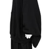 KIMONO SLEEVE HOODIE BLACK