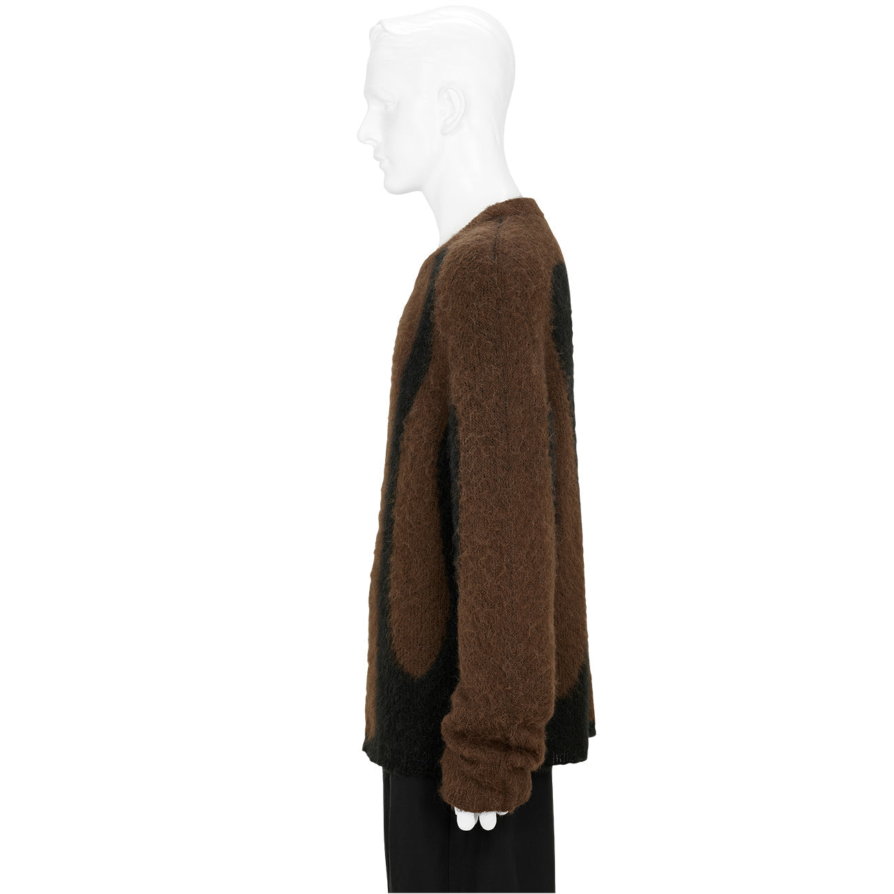 LIQUID SWEATER BROWN BLACK