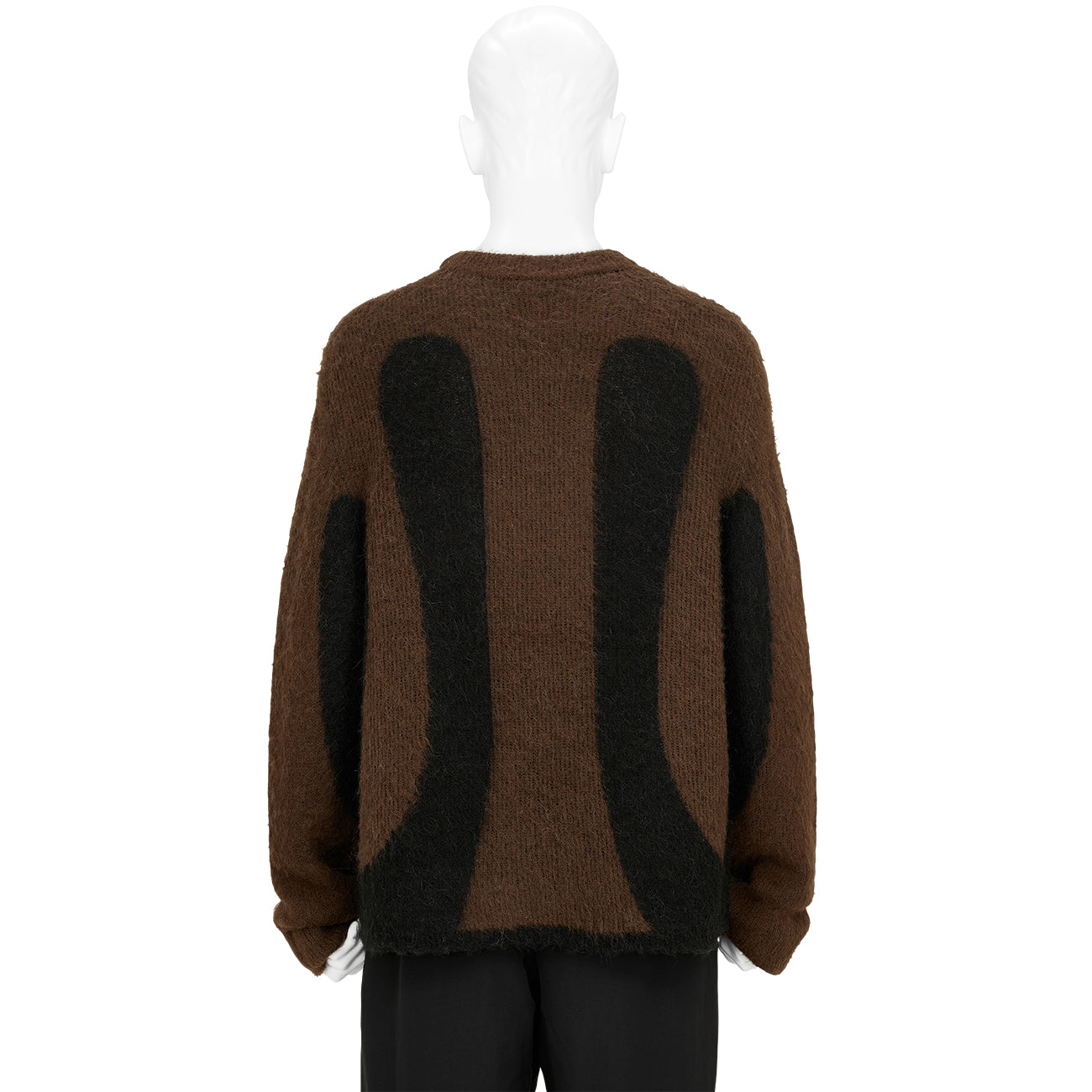 LIQUID SWEATER BROWN BLACK