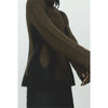 LIQUID SWEATER BROWN BLACK