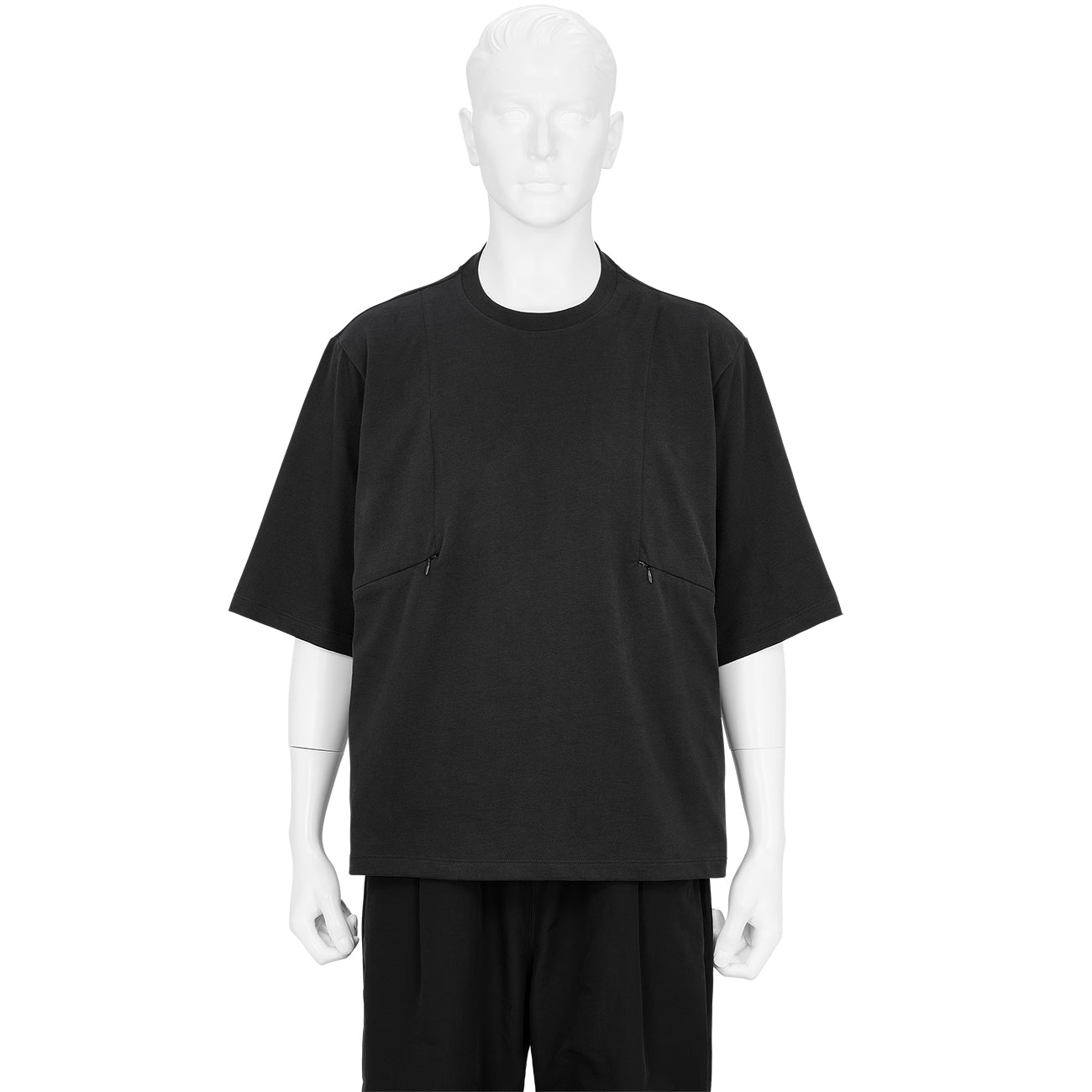 TEE SHIRT WITH POCKET BLACK