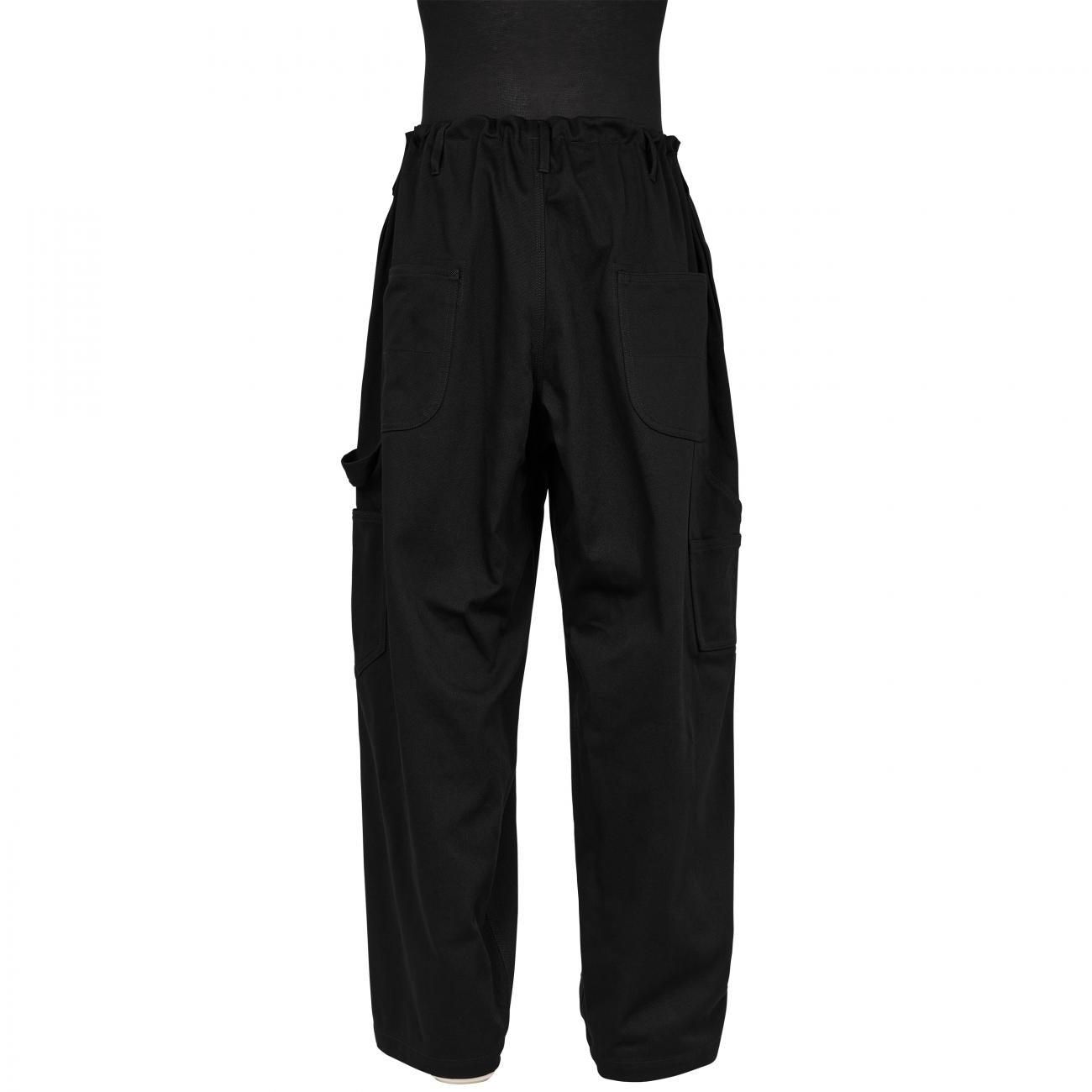 KATSURAGI PAINTER PANTS BLACK - Yohji Yamamoto POUR HOMME