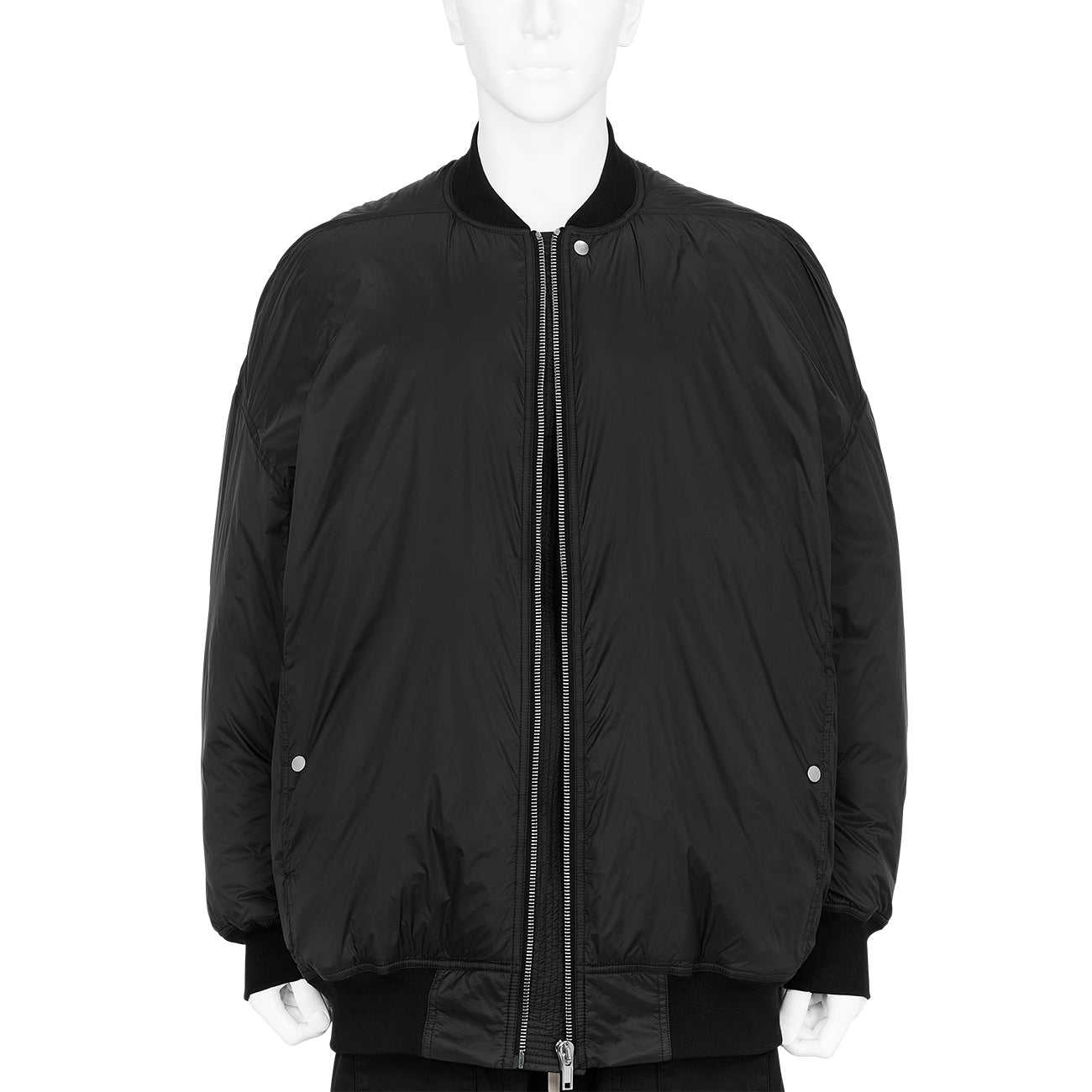 【RICK OWENS】ジャンボフライト ボンバージャケット ブラック JUMBO FLIGHT JACKET WITH PADDING BLACK - RICK OWENS DRKSHDW