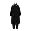 MODS COAT WITH TOGGLE BLACK