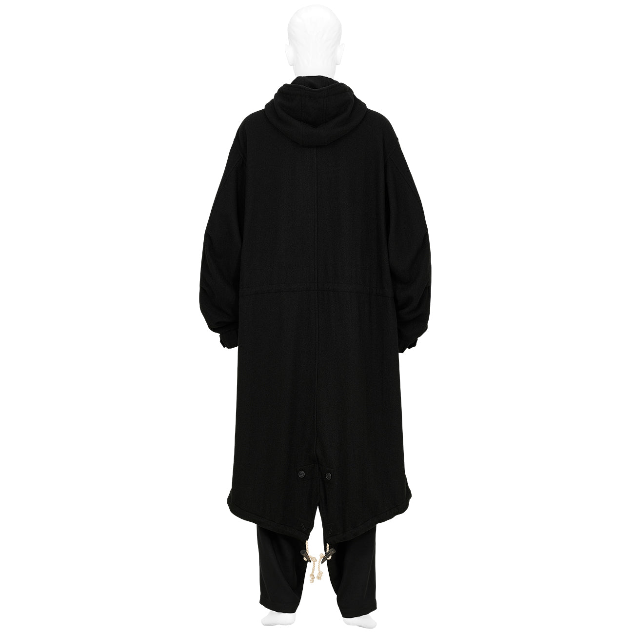 MODS COAT WITH TOGGLE BLACK