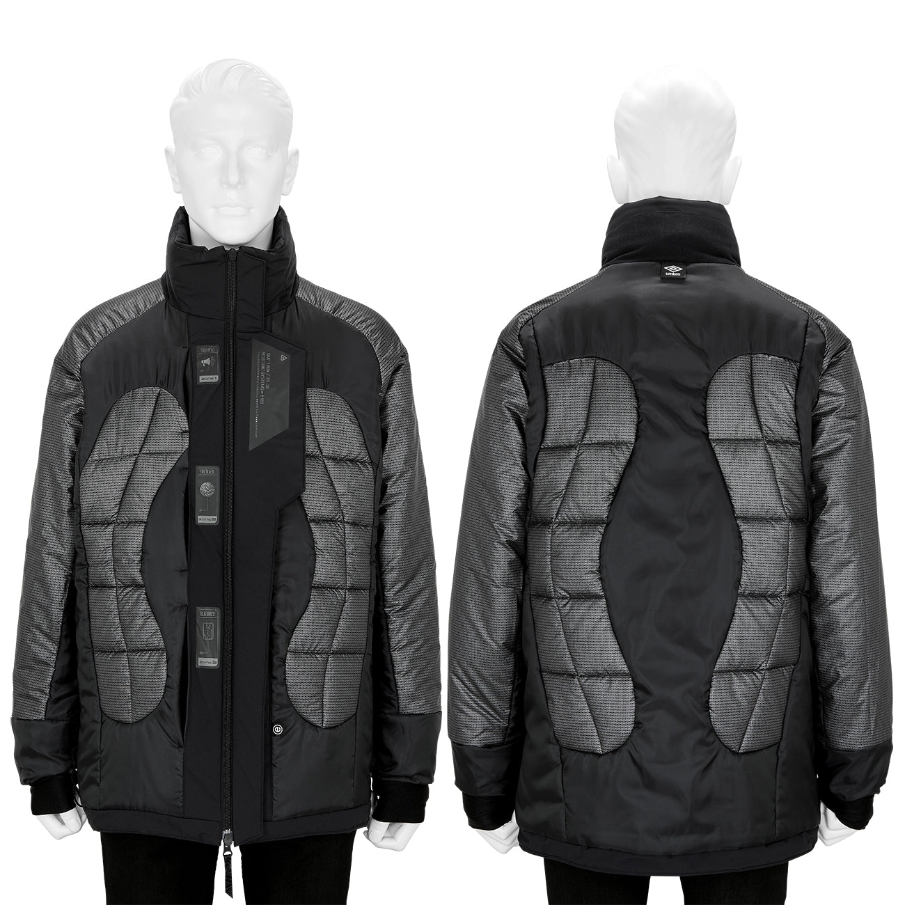 TIME TRON / TR-3B S・H・W 3TECHNOLOGIES JACKET GRAPHITE BLACK