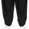 WOOL FOLD PANTS BLACK