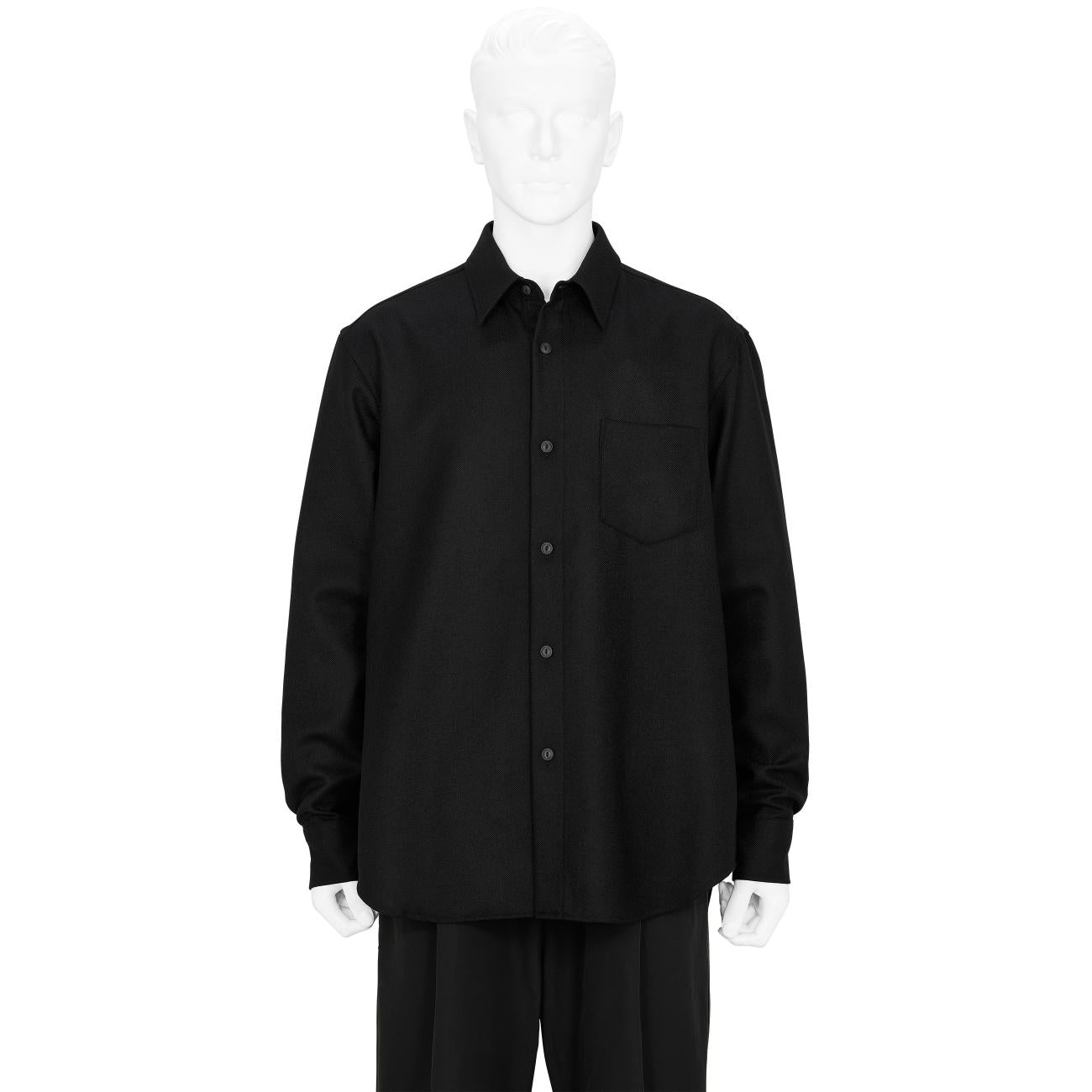 ZIPPER PLEATED JACKET BLACK