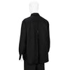 ZIPPER PLEATED JACKET BLACK
