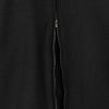 ZIPPER PLEATED JACKET BLACK
