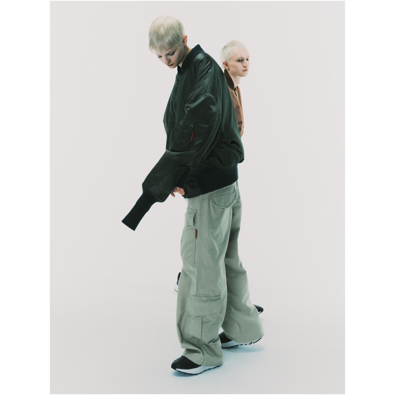 RED LABEL GRAFFITI MA-1 JACKET OLIVE
