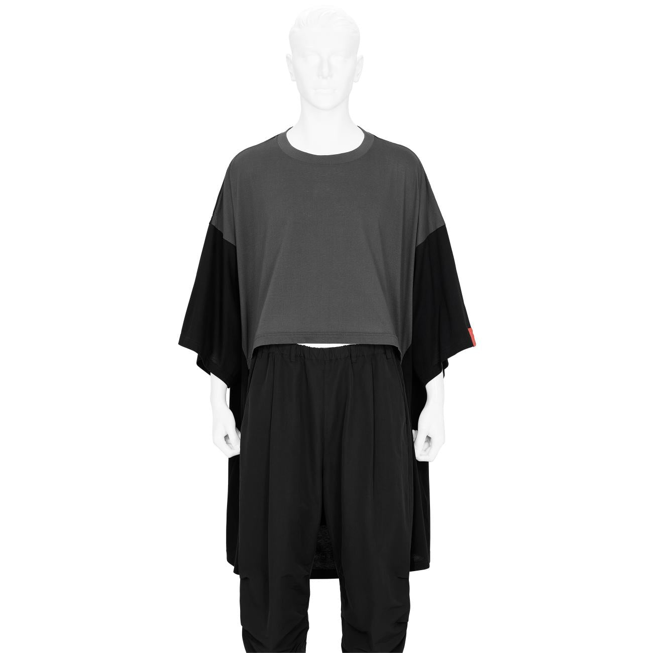 RED LABEL MANTLE TEE BLACK GRAY