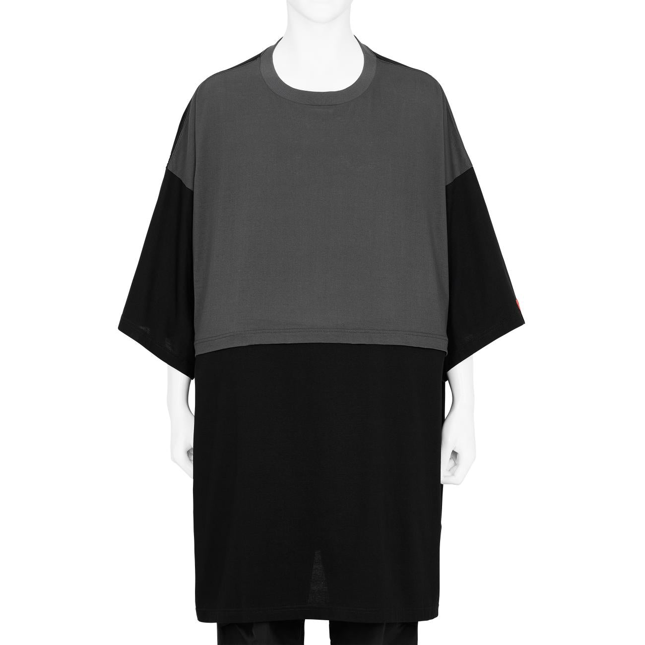 RED LABEL MANTLE TEE BLACK GRAY
