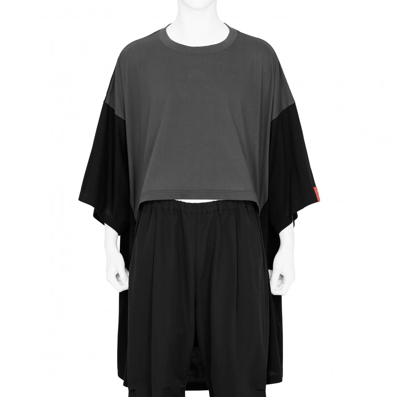 RED LABEL MANTLE TEE BLACK GRAY