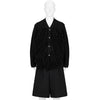 CIRCLE WOOL CARDIGAN BLACK