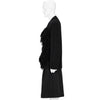 CIRCLE WOOL CARDIGAN BLACK