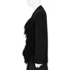 CIRCLE WOOL CARDIGAN BLACK