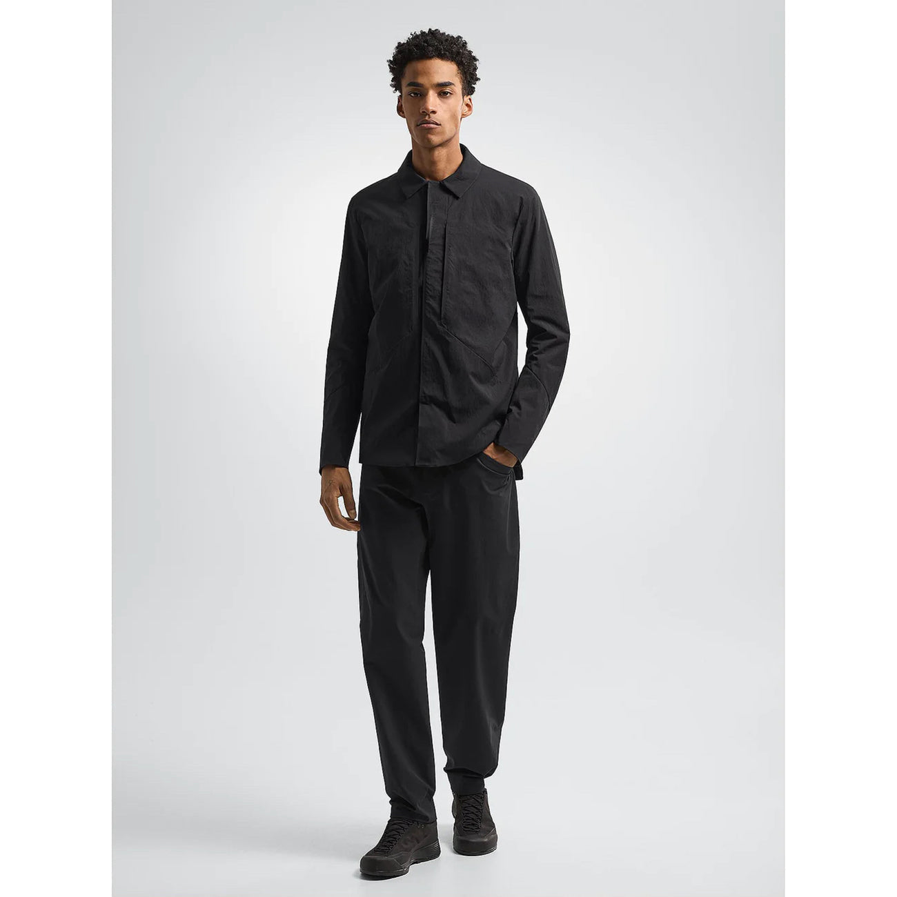 MIONN INSULATED OVER SHIRT BLACK