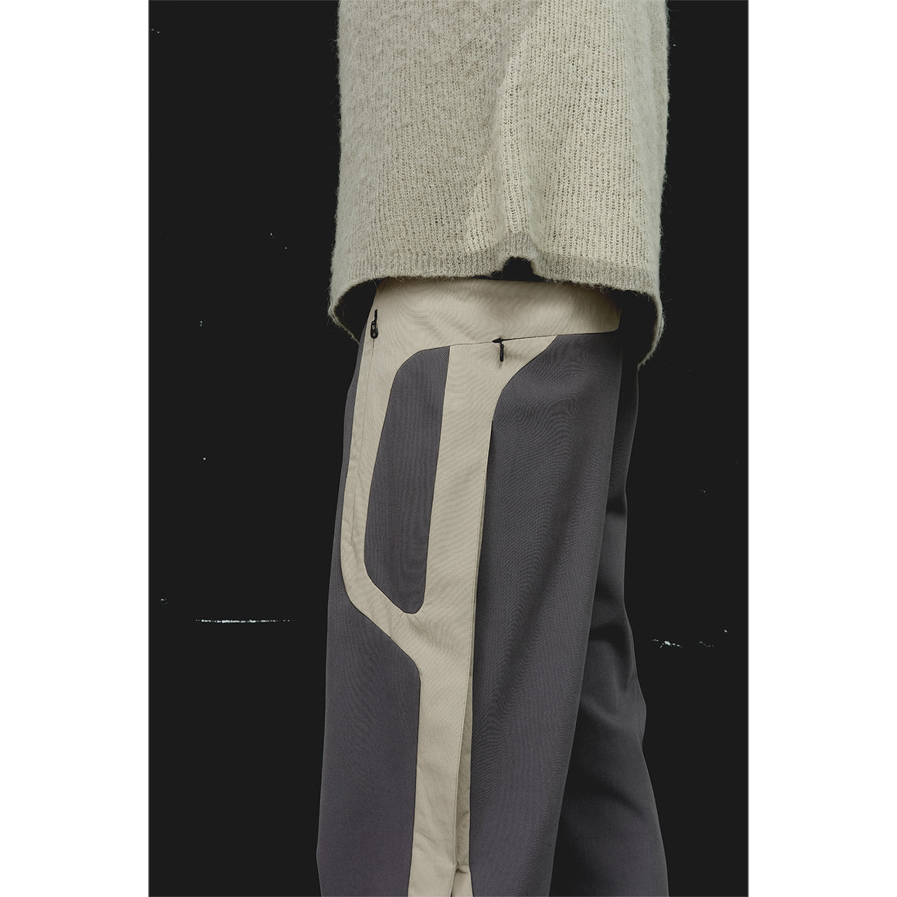DEWAL PANTS BROWN GREY×GREY - _J.L - A.L_(ジェイラル