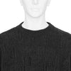 PLATING CREWNECK SWEATER CHARCOAL