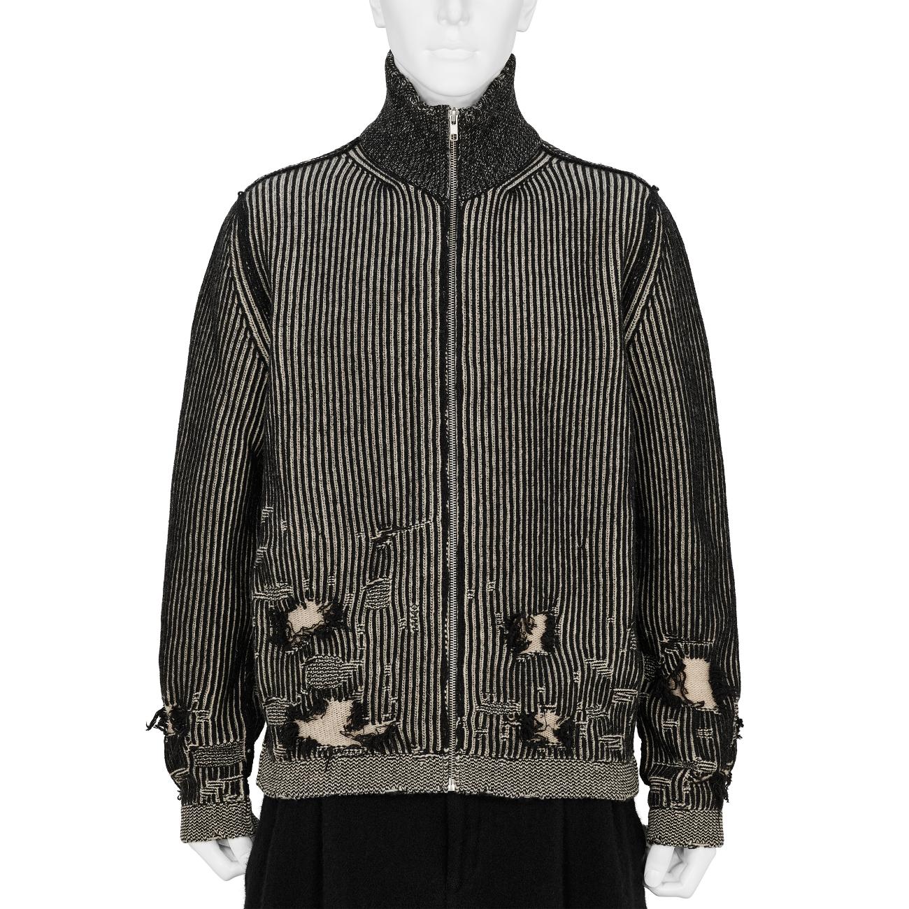 DESTROY DRIVERS KNIT BLACK - MM6 MAISON MARGIELA(エムエム